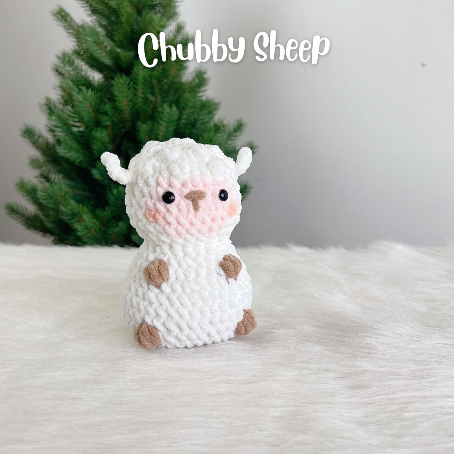 No sew 6in1 Chubby Farm Animals Crochet Pattern Bundle, Dog Sheep Cow Chicken Pig Goat Plushie Amigurumi PDF File Tutorial