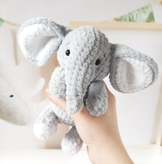 Crochet PATTERN elephant, Amigurumi tutorial PDF in English, amigurumi handmade children's gift for the Christmas gift souvenir animals