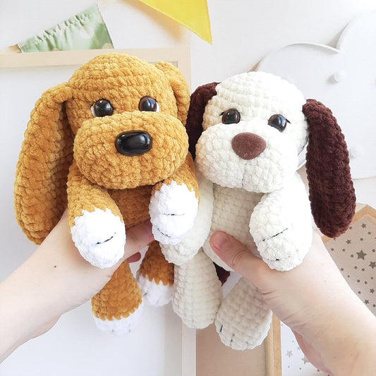 Crochet PATTERN dog, Amigurumi tutorial PDF in English, crochet puppy crochet pattern PDF Christmas gift Baby shower dog crochet pattern