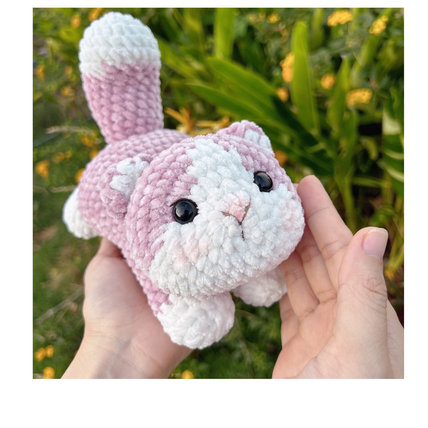 Crochet cat and bunny PATTERN bundle 3 in 1: Sweetie Fluffy | calico cat bunny | English PDF pattern