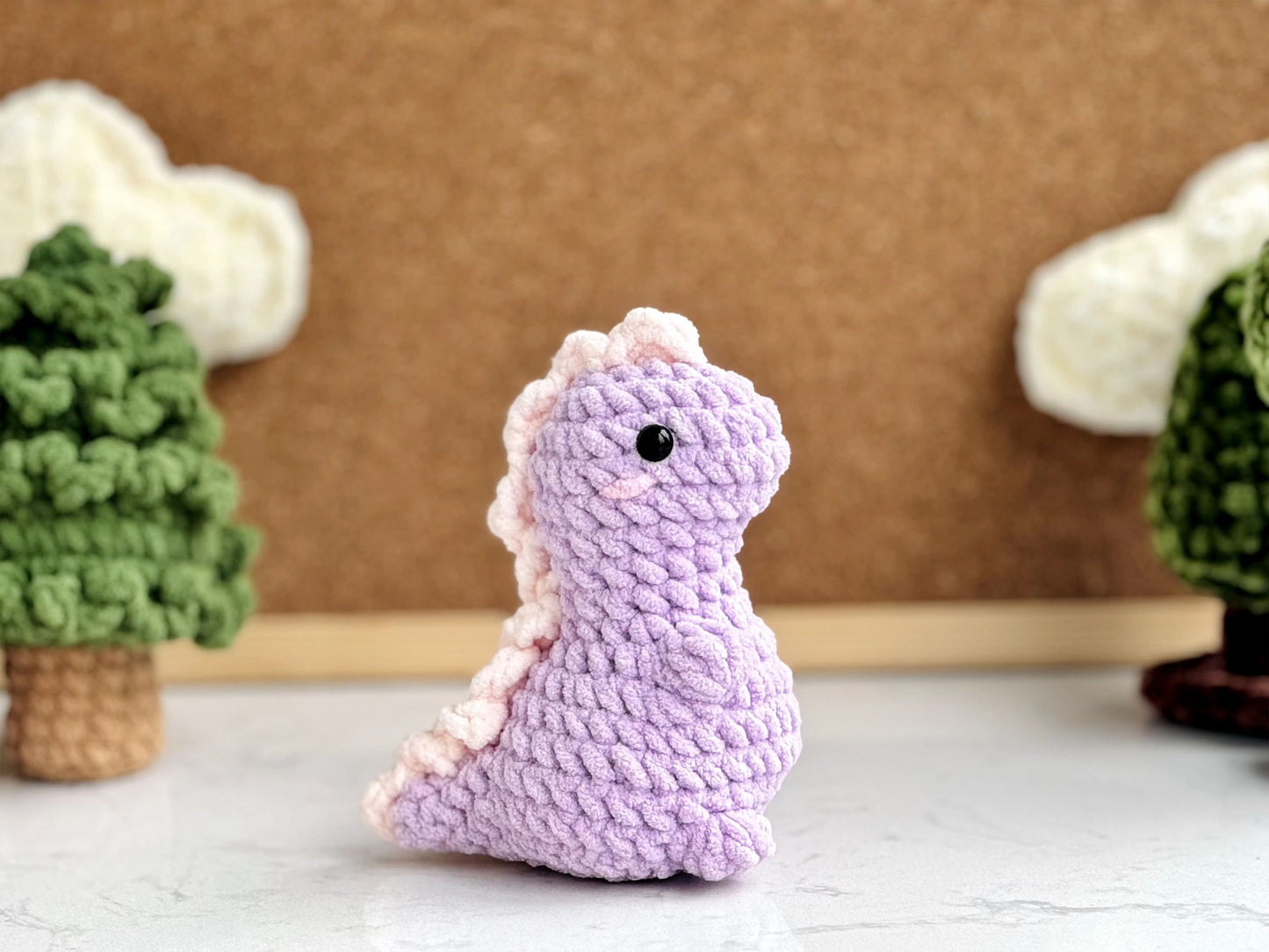 Dinosaur Jurassic World No Sew Crochet Pattern, No Sew Amigurumi Crochet Patterns | Triceratops, Tyrannosaurus, Stegosaurus, Dinosaur