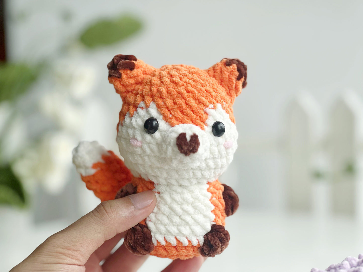 Zoo Animals No Sew Crochet Pattern, No Sew Amigurumi Crochet Patterns, Fox Crochet Pattern, Giraffe Pattern, Hedgehog Pattern