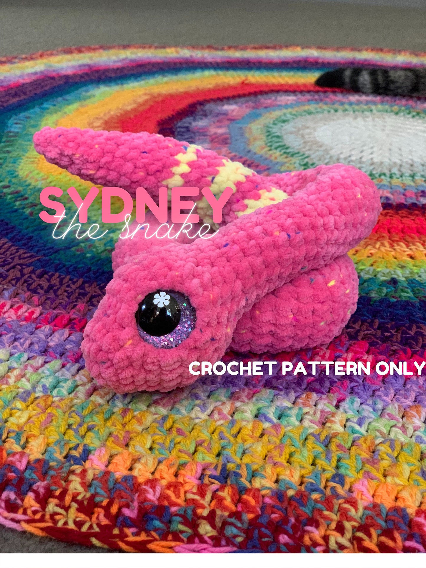 Crochet Snake PATTERN - No Sew Pattern - Digital Crochet Pattern