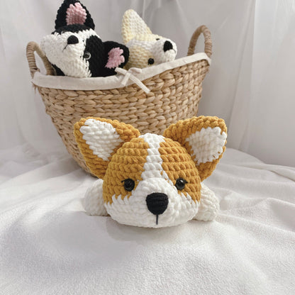 Crochet Pattern Corgi, Amigurumi Dog Puppy, PDF File Tutorial Pattern English Deutsch Français Español Português