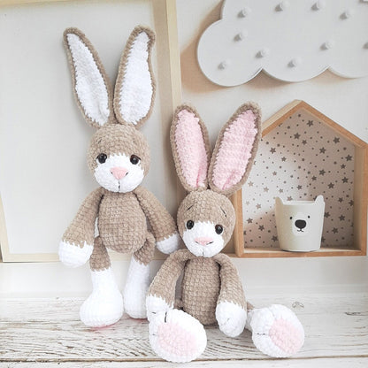 Crochet PATTERN Bunny Rabbit, Amigurumi tutorial PDF in English, Christmas gift, easter rabbit