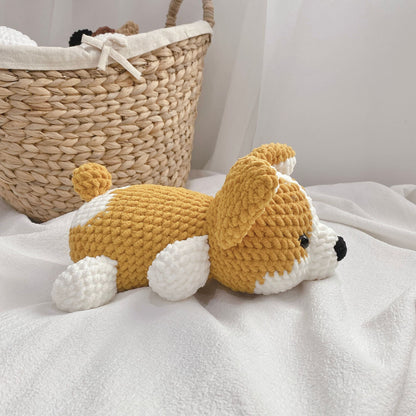 Crochet Pattern Corgi, Amigurumi Dog Puppy, PDF File Tutorial Pattern English Deutsch Français Español Português