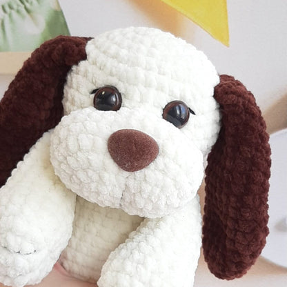 Crochet PATTERN dog, Amigurumi tutorial PDF in English, crochet puppy crochet pattern PDF Christmas gift Baby shower dog crochet pattern