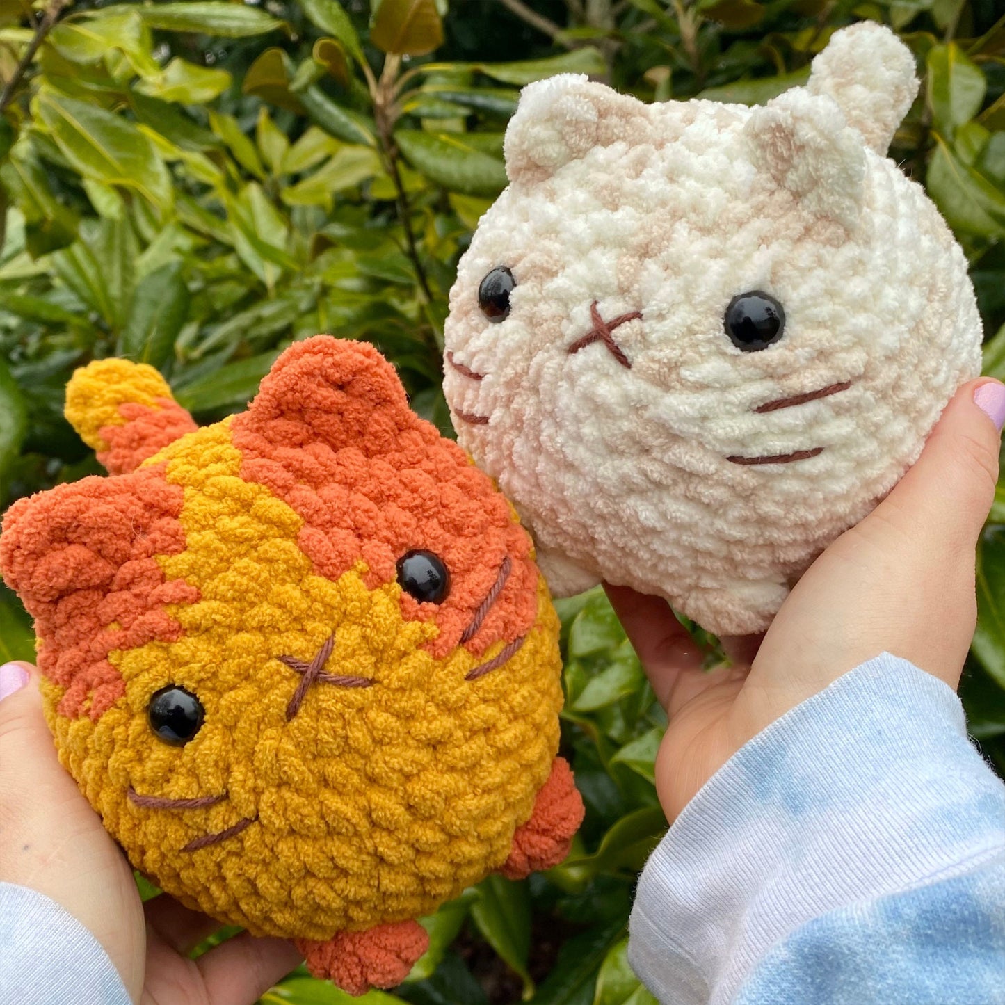 2 in 1 Crochet Pattern | Cute Loaf Cat Plushies, Amigurumi Crochet Cat, Crochet Plushie Pattern, Crochet Plushie Pattern Bundle,Cute Crochet