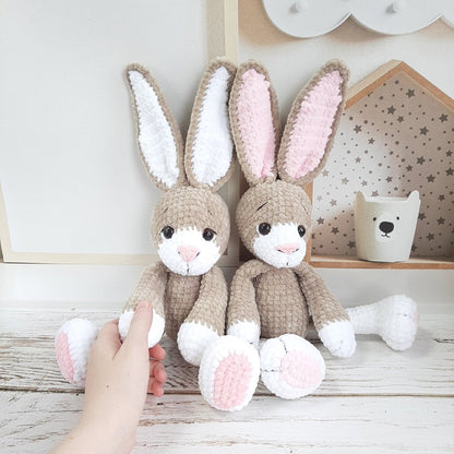 Crochet PATTERN Bunny Rabbit, Amigurumi tutorial PDF in English, Christmas gift, easter rabbit