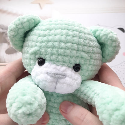 Crochet PATTERN bear, Amigurumi tutorial PDF in English, amigurumi handmade children's gift for the Christmas gift souvenir animals