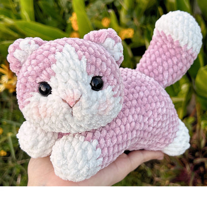 Crochet cat and bunny PATTERN bundle 3 in 1: Sweetie Fluffy | calico cat bunny | English PDF pattern