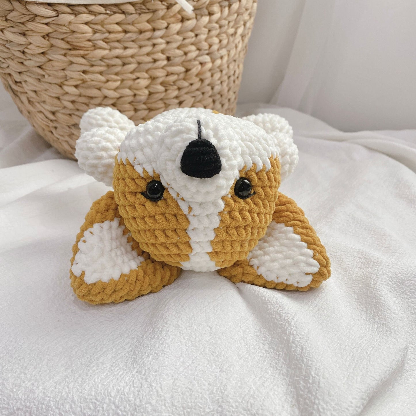 Crochet Pattern Corgi, Amigurumi Dog Puppy, PDF File Tutorial Pattern English Deutsch Français Español Português