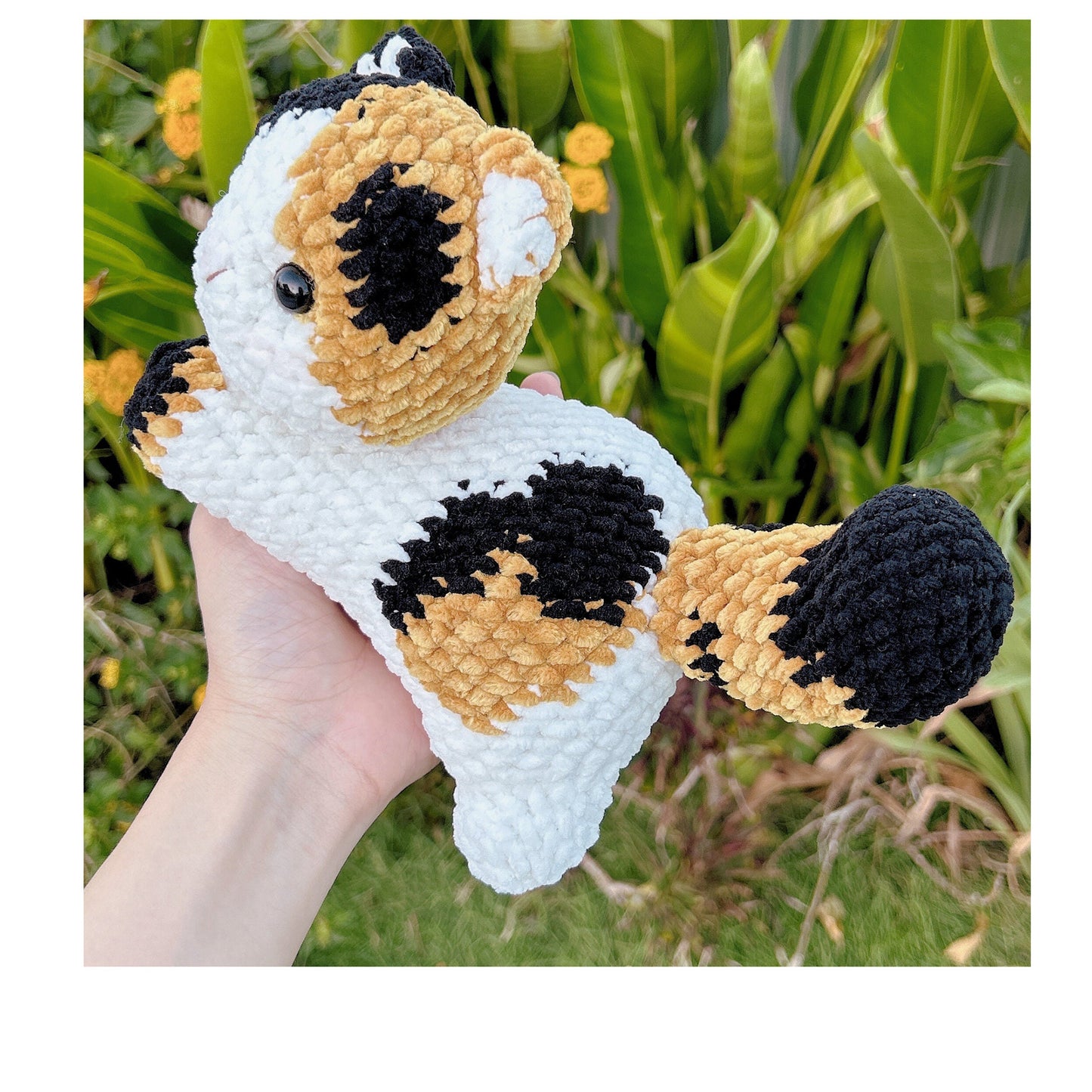 Crochet cat and bunny PATTERN bundle 3 in 1: Sweetie Fluffy | calico cat bunny | English PDF pattern