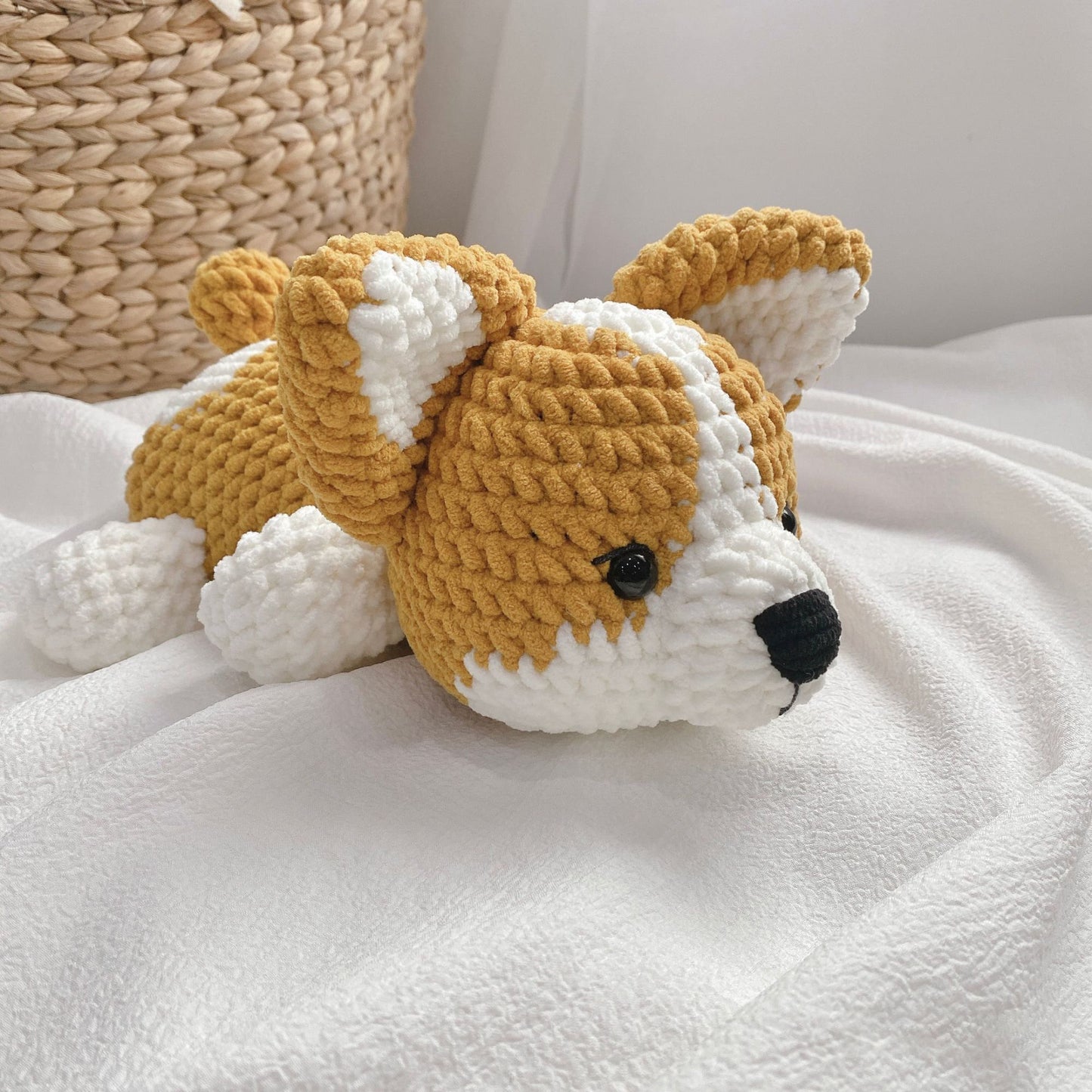 Crochet Pattern Corgi, Amigurumi Dog Puppy, PDF File Tutorial Pattern English Deutsch Français Español Português