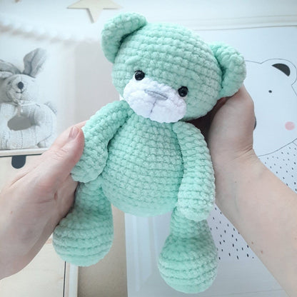 Crochet PATTERN bear, Amigurumi tutorial PDF in English, amigurumi handmade children's gift for the Christmas gift souvenir animals