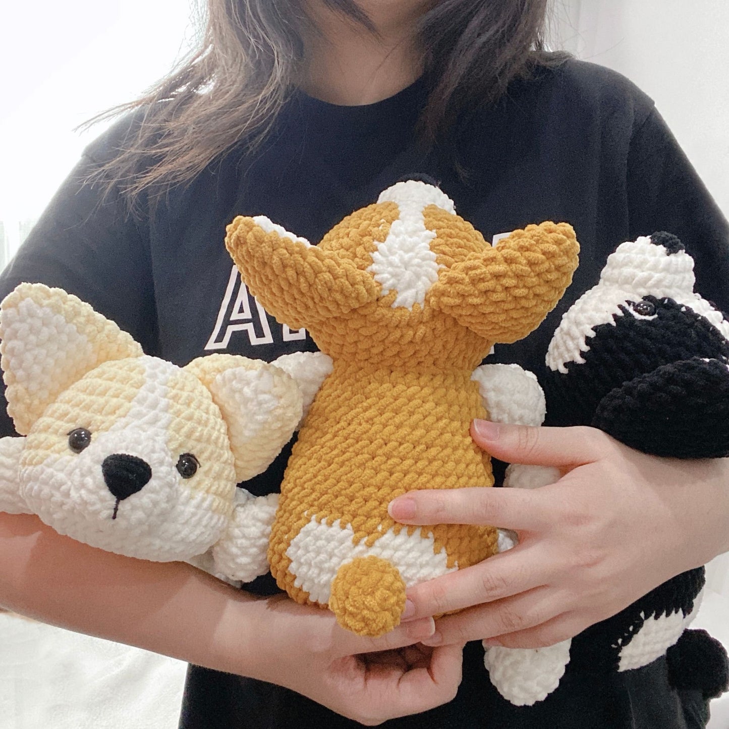 Crochet Pattern Corgi, Amigurumi Dog Puppy, PDF File Tutorial Pattern English Deutsch Français Español Português