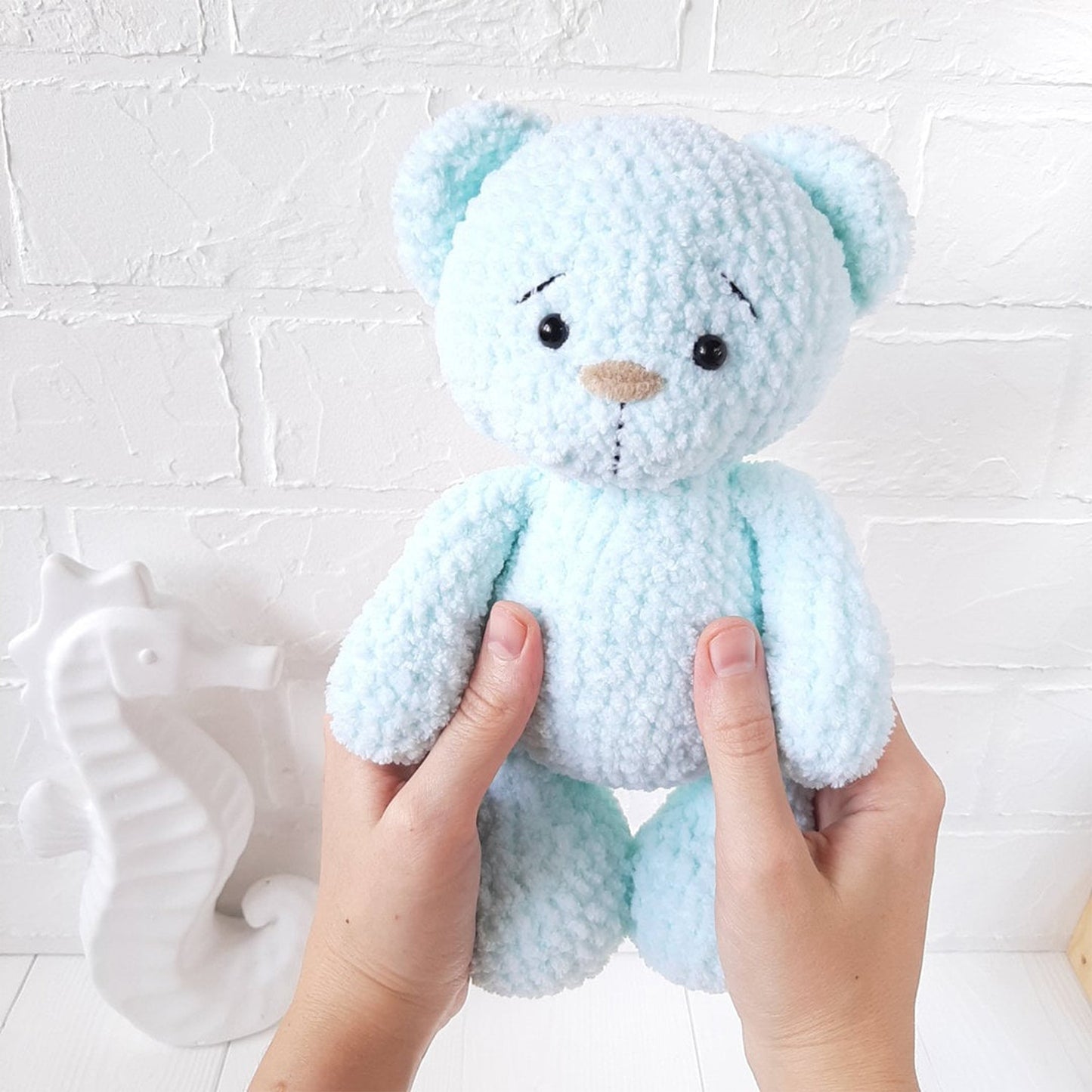 Crochet PATTERN bear, Amigurumi tutorial PDF in English, amigurumi handmade children's gift for the Christmas gift souvenir animals