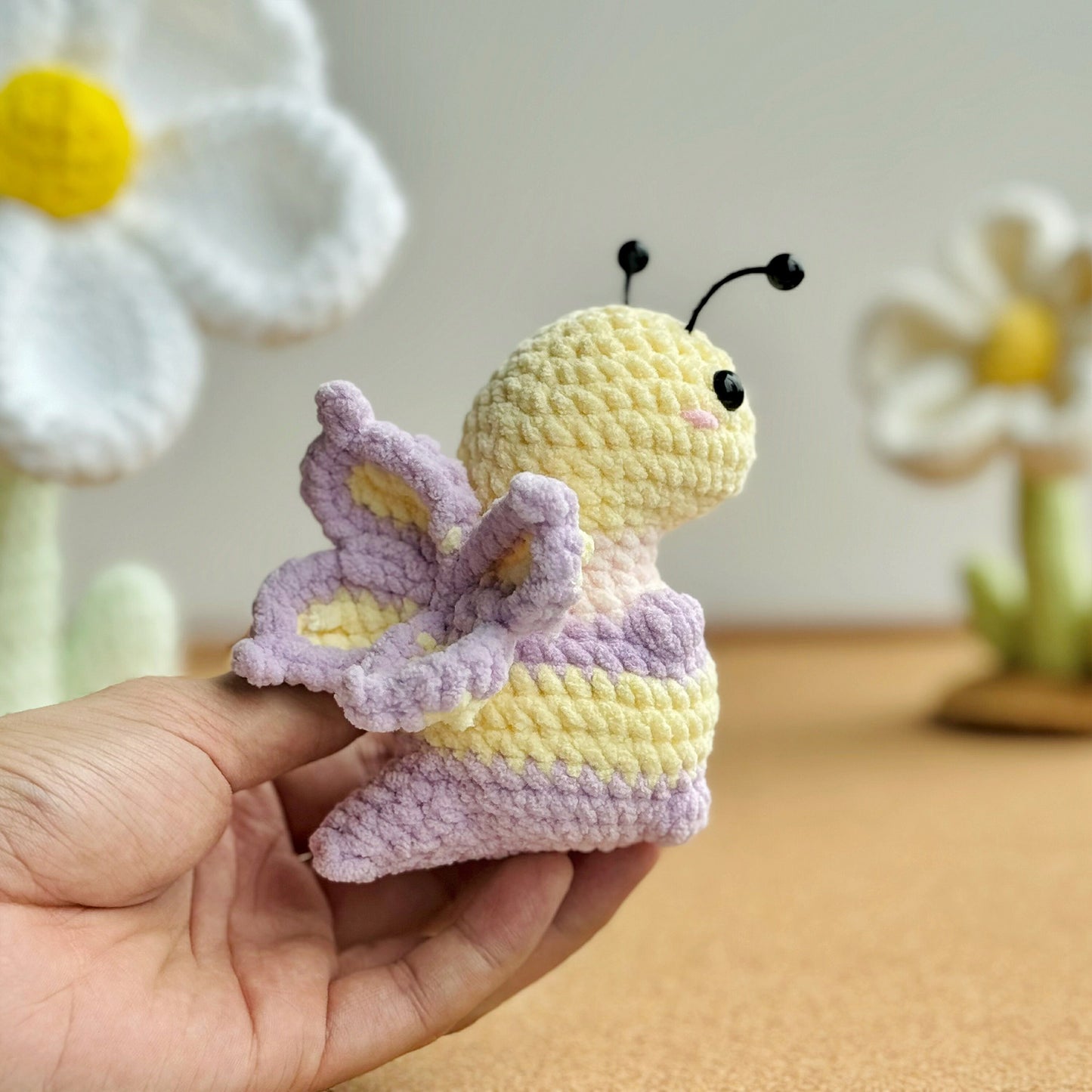 Sunflower Dinosaur No Sew Crochet Pattern, Butterfly Dinosaur Crochet Pattern, Bee-rex Crochet Pattern, No Sew Amigurumi Crochet Patterns