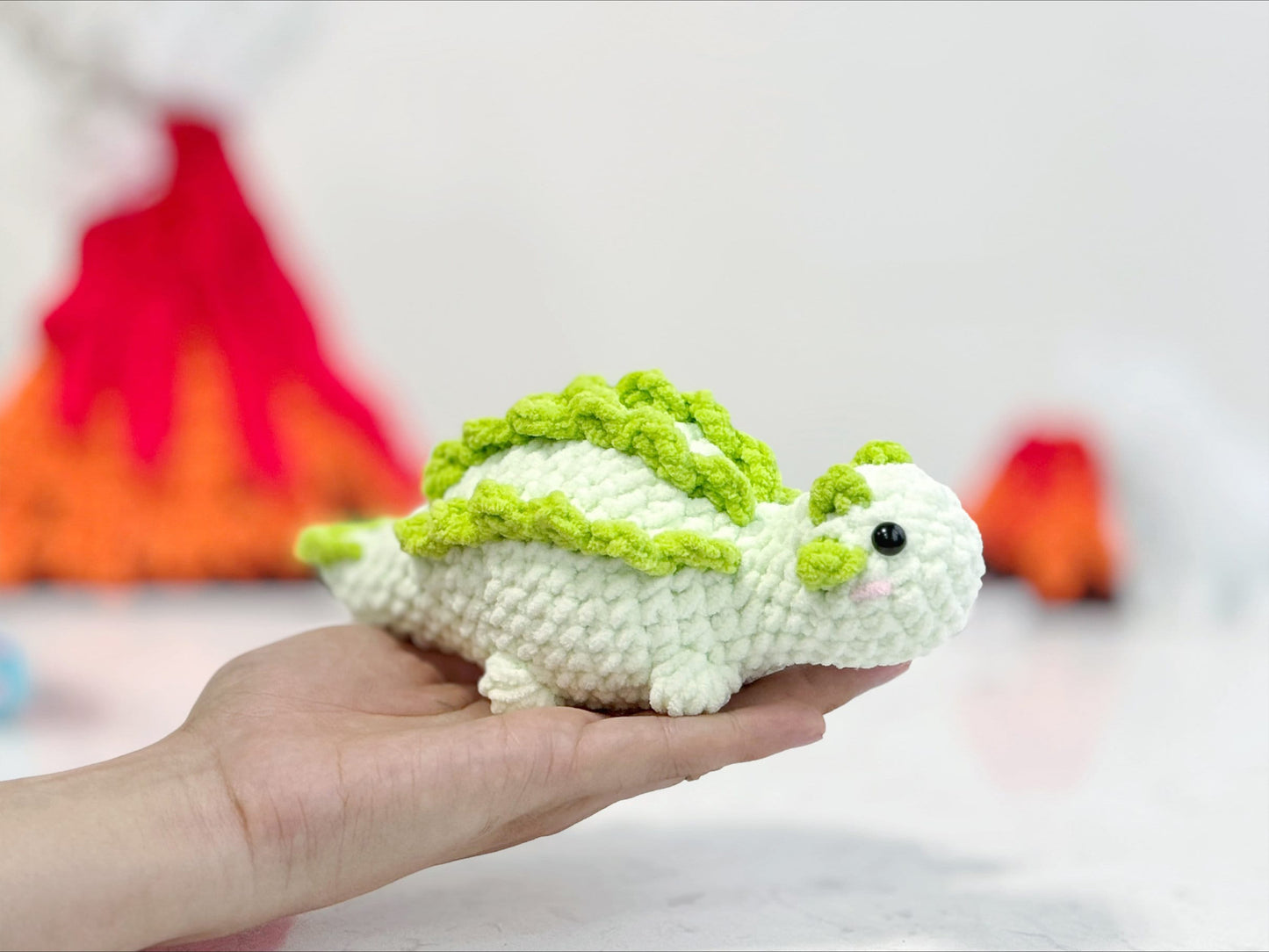 Combo Dinosaur No Sew Crochet Pattern, Parasaurolophus Pattern, Pterosauria Pattern, Ankylosaurus Pattern, Plesiosaurus Crochet Pattern