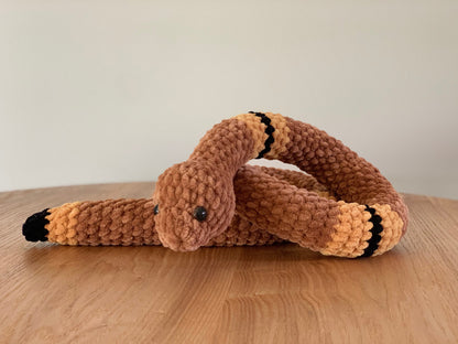 Crochet Snake PATTERN - No Sew Pattern - Digital Crochet Pattern